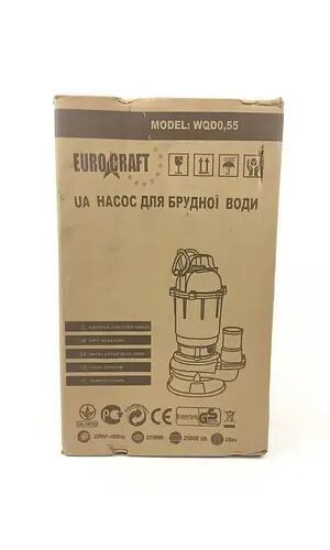 Потужний фекальный насос для септика Euro Craft (WQD0.55) : 2550Вт WQD0.55 фото
