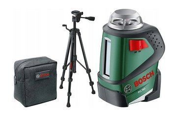 Лазерний нівелір, рівень Bosch PLL 360 Set, 360 &deg;, 2 червоних промені до 20 м, штатив 0603663001 фото