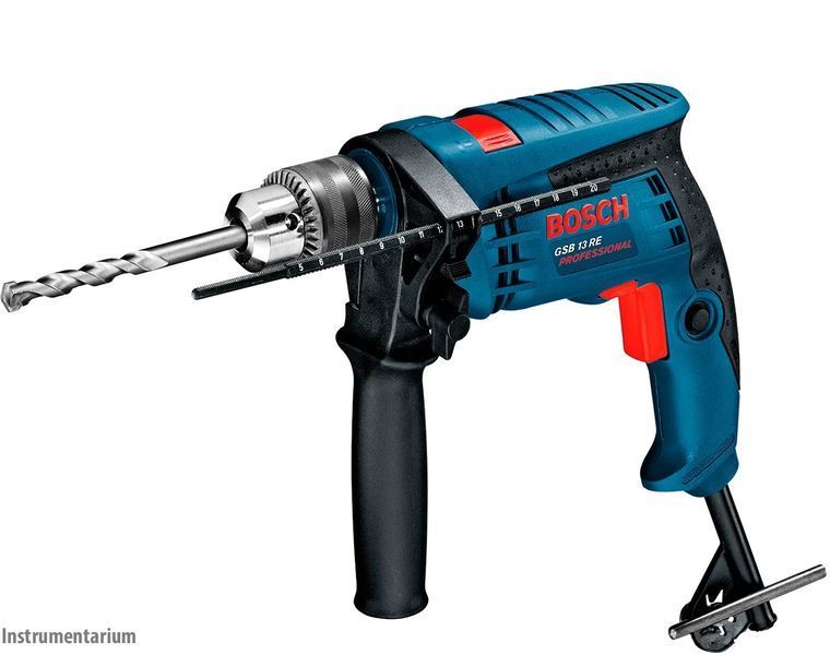 Професійна дриль електрична ударна Bosch Professional GSB 13 RE : 600 Вт, 1.8 Нм, 12800 об/хв, 44800 уд/хв 0601217104 фото