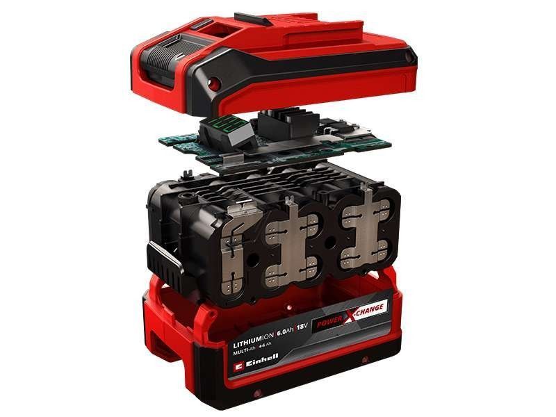 Потужний акумулятор і зарядний пристрій Einhell PXC-Starter-Kit 18V 4-6Ah 6A Boostcharger : час зарядки 60 хв 4512143 4512143 фото