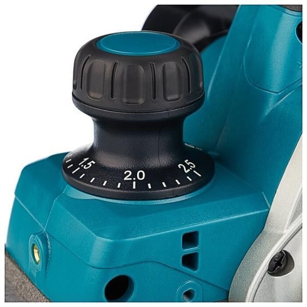 Електричний ручний рубанок (фуганок) MAKITA KP0800 : 620 Вт, ширина 82мм, глибина 2.5мм, 2.6 кг (електрорубанок) KP0800 фото