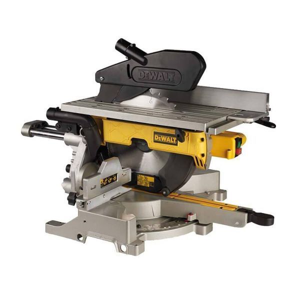 Ручна торцювальна пила комбінована по дереву DeWALT D27111 : 1500 Вт, глибина різу 51мм, круг 305 мм універсальна торцовка D27111 фото