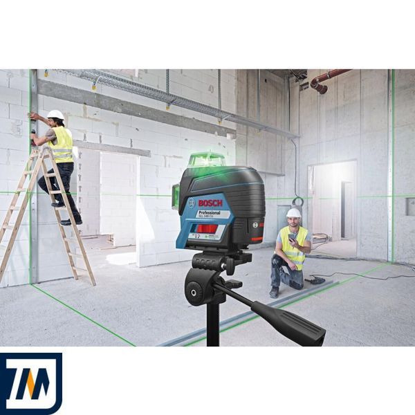 Професійний лінійний лазерний нівелір Bosch Professional GLL 3-80 G : зелений промінь, 30 м, на батарейках, кейс 0601063Y00 фото