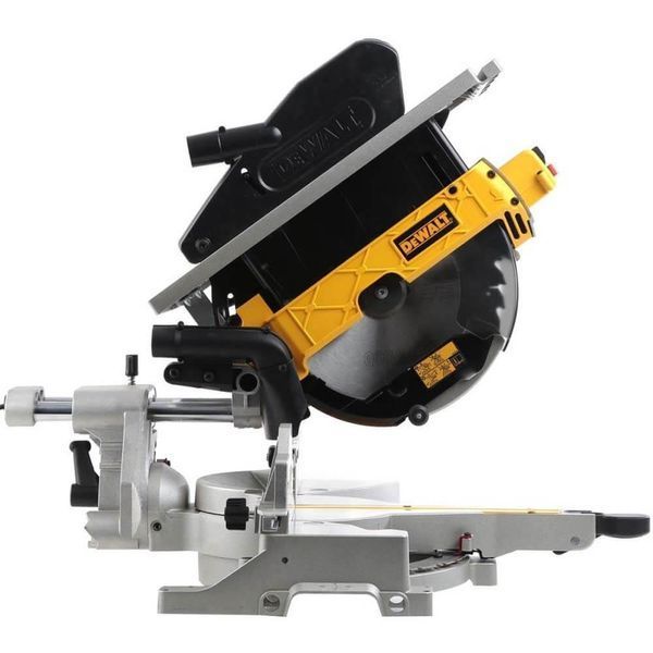 Ручна торцювальна пила комбінована по дереву DeWALT D27111 : 1500 Вт, глибина різу 51мм, круг 305 мм універсальна торцовка D27111 фото