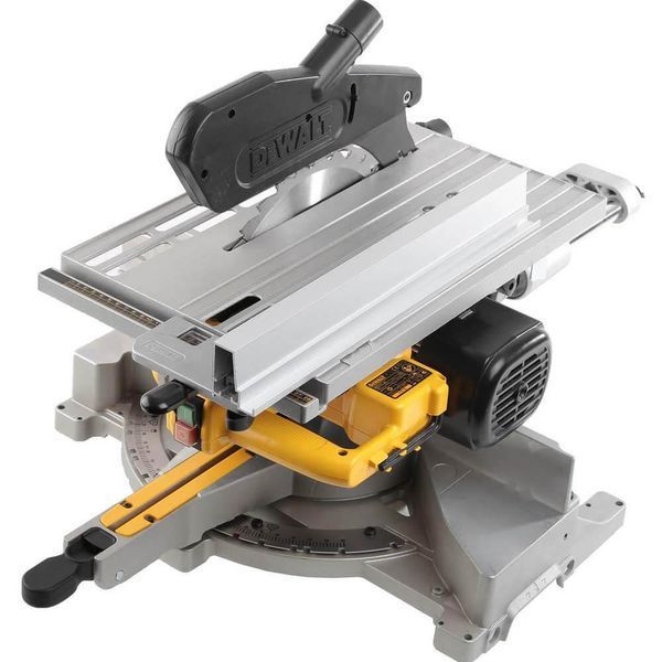 Ручна торцювальна пила комбінована по дереву DeWALT D27111 : 1500 Вт, глибина різу 51мм, круг 305 мм універсальна торцовка D27111 фото