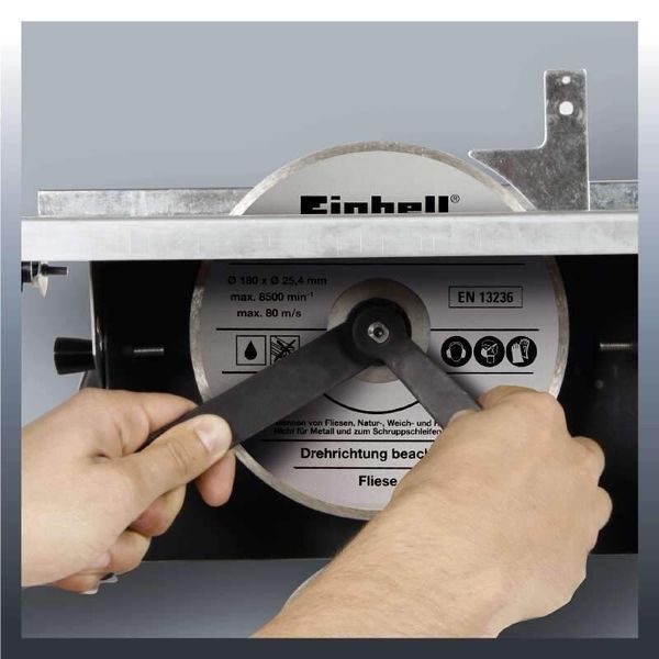 Потужний плиткоріз електричний по плитці Einhell TC-TC 618 : 600 Вт, 35мм глибини (4301180) 4301180 фото
