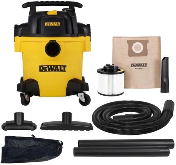 Професійний промисловий пилосос DeWALT DXV20PTA : 1050 Вт, 20 л, 2268 л/хв DXV20PTA фото