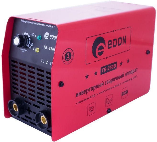 Зварювальний інверторний апарат (зварка) Edon TB-250B : 4.5 кВт, 250 А, 36 місяців гарантія TB-250B фото
