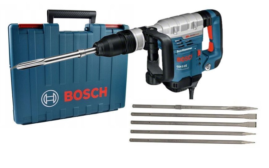 Професійний електричний відбійний молоток (бетонолом) Bosch GSH 5 СE: 8.3 Дж потужний відбійник 0611321000 0611321000 фото