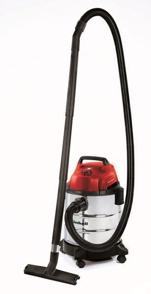 Потужний професійний вакуумний промисловий пилосос для прибирання Einhell TC-VC 1820 S : 1250 Вт, 20л, без розетки 2342167 2342167 фото