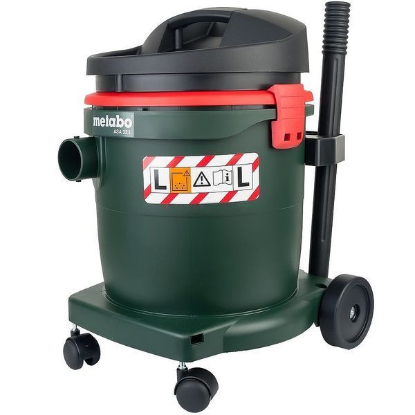 Професійний пилосос Metabo ASA 32 L, 1200 Вт, 32 л, 200 мбар, 3600 л/хв. 602013000 фото