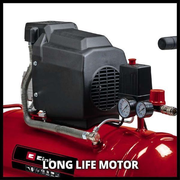 Потужний масляний компресор Einhell TC-AC 190/50/8 : 1,5 кВт /2,04 л.с., об.х.х. 2850 об/хв, 165 л/хв, 8 бар 4007332 фото