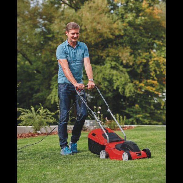 Професійна газонокосарка електрична Einhell GC-EM 1000/32 : ширина скошування 32 см (3400070) 3400070 фото