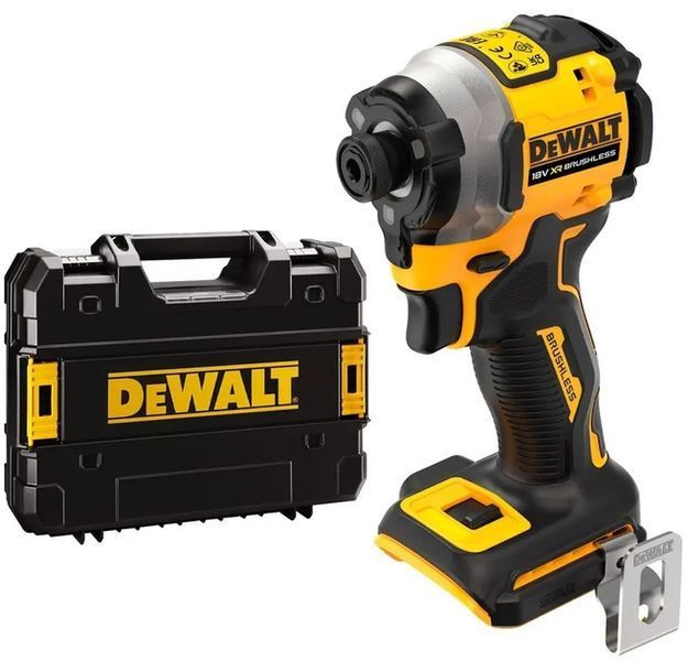 Професійний шурупокрут акумуляторний ударний безщітковий DeWALT DCF850NT : без АКБ,1 &frasl; 4, 206Нм (DCF850NT) DCF850NT фото