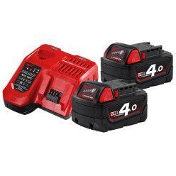 Професійний набір акумуляторного інструменту Milwaukee M18 CBLPP2A-402C : шурупокрут, гайкокрут 4933464536 фото