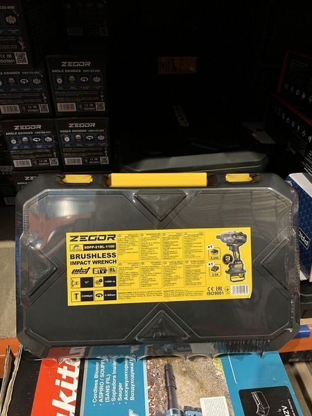 Гайковерт ударний акумуляторний ZEGOR SDPP-21BL-1100 (акум 21V 6.0Ah 1шт і зарядка) SDPP-21BL-1100 фото