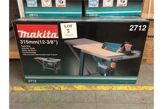 Потужна стаціонарна циркулярна пила (настільна циркулярка) Makita 2712 : 2000 Вт, 315мм круг, 2950 об/хв 2712 фото