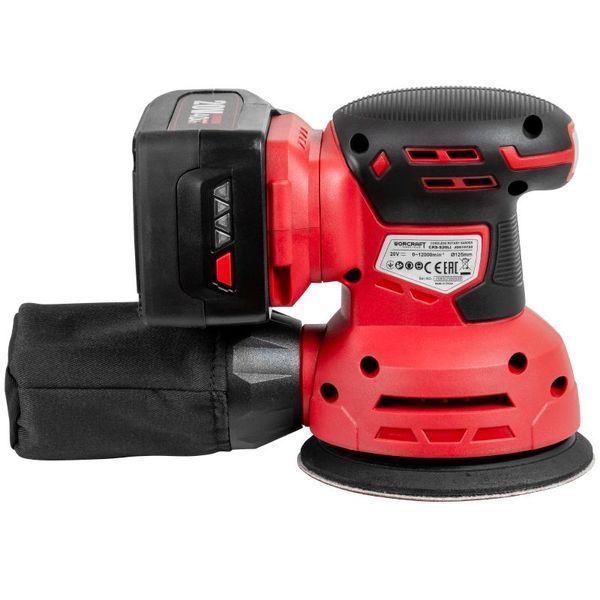 Акумуляторна шліфмашина ексцентрикова WORCRAFT CRS-S20Li (13131 каркас) д-125 мм 13131 фото