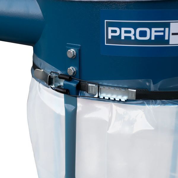 Потужний стружковідсмоктувач PROFI-TEC TURBODust PCE2000 : 1500 Вт, 215 л мішок для стружки (007004) 007004 фото