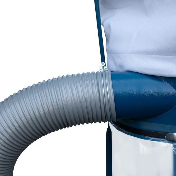 Потужний стружковідсмоктувач PROFI-TEC TURBODust PCE2000 : 1500 Вт, 215 л мішок для стружки (007004) 007004 фото
