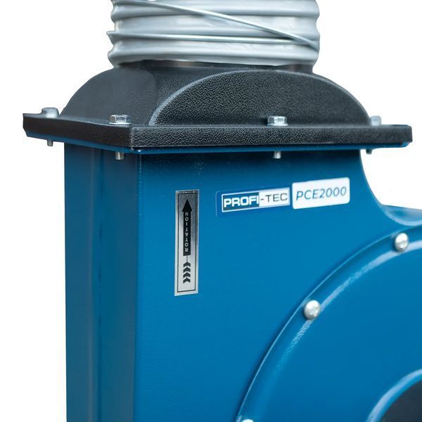 Потужний стружковідсмоктувач PROFI-TEC TURBODust PCE2000 : 1500 Вт, 215 л мішок для стружки (007004) 007004 фото