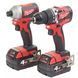 Професійний набір акумуляторного інструменту Milwaukee M18 CBLPP2A-402C : шурупокрут, гайкокрут 4933464536 фото 2