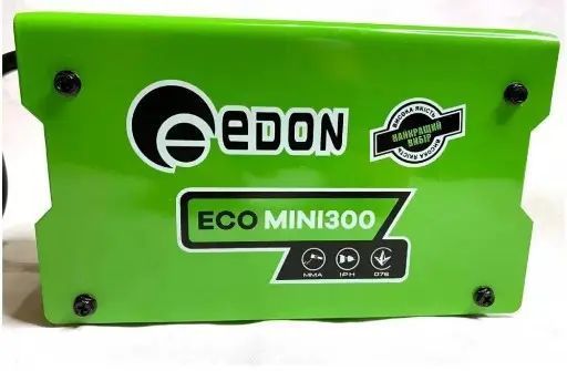Зварювальний інверторний апарат (зварювання) EDON ECO MINI-300 : 3.5 кВт, 300 А, 36 місяців гарантія ECO MINI-300 фото