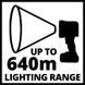 Набір! Ліхтар акумуляторний гібридний LED Einhell TE-CL 18/2500 LiAC-solo +АКБ 18В + зарядне+ 12В від прикурювача 4514145, 4512097 фото 6