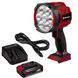 Набір! Ліхтар акумуляторний гібридний LED Einhell TE-CL 18/2500 LiAC-solo +АКБ 18В + зарядне+ 12В від прикурювача 4514145, 4512097 фото 1