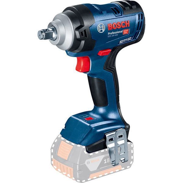 Професійний акумуляторний ударний гайковерт Bosch Professional GDS 18V-400 : без АКБ, 400 Hm, 2500 об/хв, 3700 уд/хв 06019K0021 фото