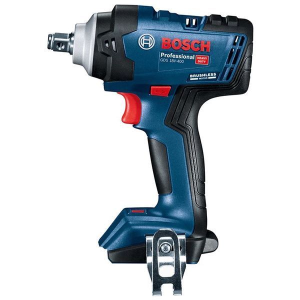 Професійний акумуляторний ударний гайковерт Bosch Professional GDS 18V-400 : без АКБ, 400 Hm, 2500 об/хв, 3700 уд/хв 06019K0021 фото