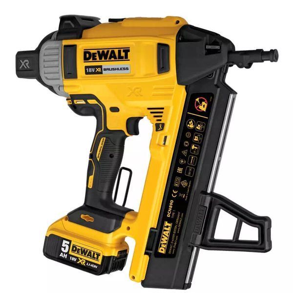 Степлер цвяхозабивний по бетону акумуляторний безщітковий DeWALT DCN890P2 : 18V, акум 5 Ач - 2 шт + зарядне DCN890P2 фото