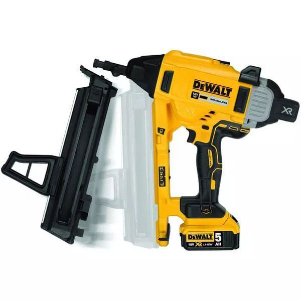 Степлер цвяхозабивний по бетону акумуляторний безщітковий DeWALT DCN890P2 : 18V, акум 5 Ач - 2 шт + зарядне DCN890P2 фото