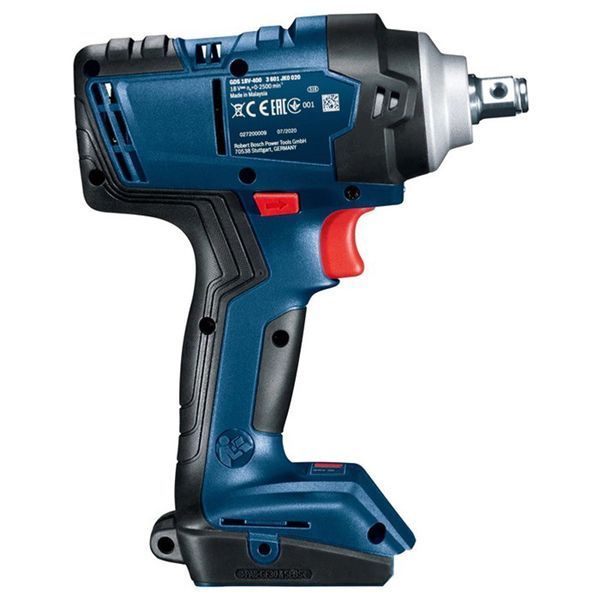 Професійний акумуляторний ударний гайковерт Bosch Professional GDS 18V-400 : без АКБ, 400 Hm, 2500 об/хв, 3700 уд/хв 06019K0021 фото