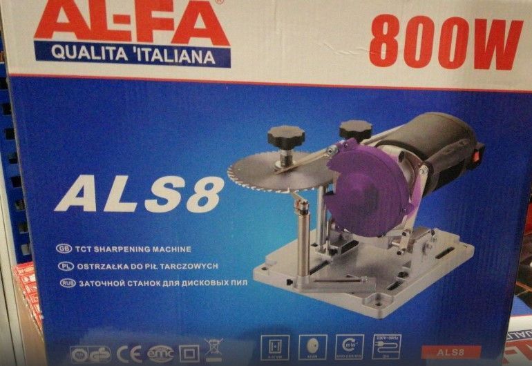 Верстат для заточування победітових дисків AL-FA ALS8 ALS8 фото