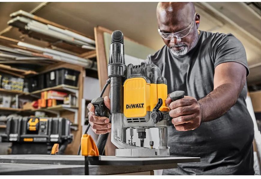 Професійний фрезер мережевий DeWALT DWE625KT : 2300Вт, цанга 8-12 (DWE625KT) DWE625KT фото