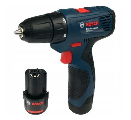 Акумуляторний шуруповерт Bosch GSR 120 LI (06019G8000): 30/13 Нм, 1300 об/хв, 2 Акб 12 В / 2 Ач Li-ion,1 кг 06019G8000 фото
