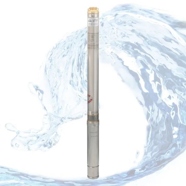 Потужний насос заглибний свердловинний відцентровий Vitals aqua 3-20DCo 1647-1.0r : 1000 Вт, напір 78 м, 2850 об/хв, кабель 25 м 48642 фото