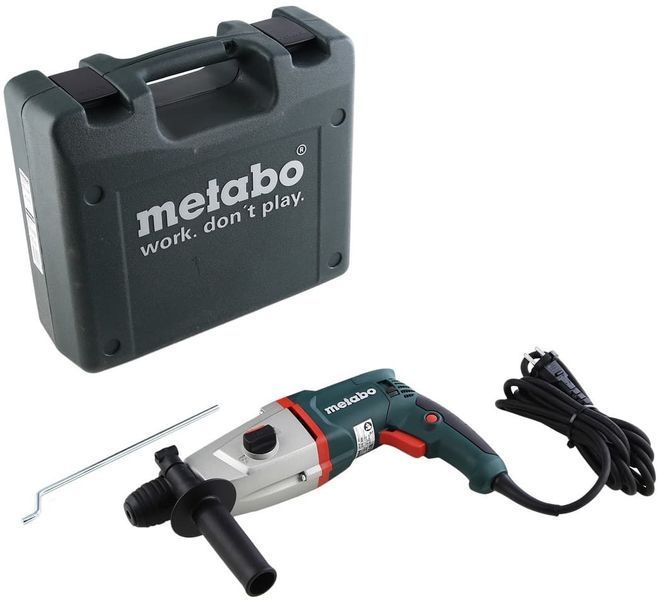 Професійний ударний електричний прямий перфоратор Metabo KHE 2644 : 800 Вт, 2.3 Дж перфоратор для дому (606157000) 606157000 фото