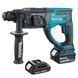 Професійний акумуляторний перфоратор Makita DHR202RX4 : з АКБ 2шт-18V 3 Аг + 1,5 Аг, 2 Дж DHR202RX4 фото 1