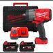 Гайковерт високомоментний акумуляторний MILWAUKEE 1/2" M18 FHIW2F12-502X, 2034Нм : з АКБ 18V 2шт-5 Ah+ЗП, кейс 4933492783 фото 1