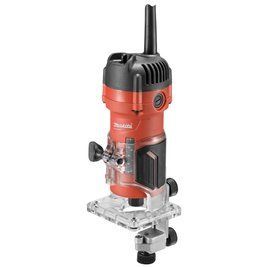 Електричний ручний столярний фрезер кромковий по дереву Makita 3700 : 530 Вт, 6 цанга, 35000 об/хв електрофрезер 3700 фото