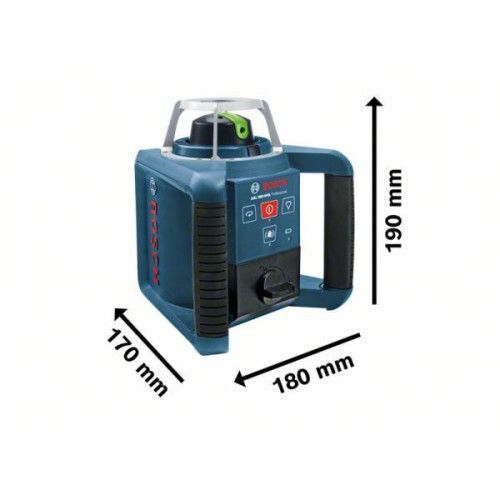 Професійний ротаційний лазерний нівелір BOSCH GRL 300 HVG Professional : зелений промінь, оригінал (0601061700) 0601061700 фото
