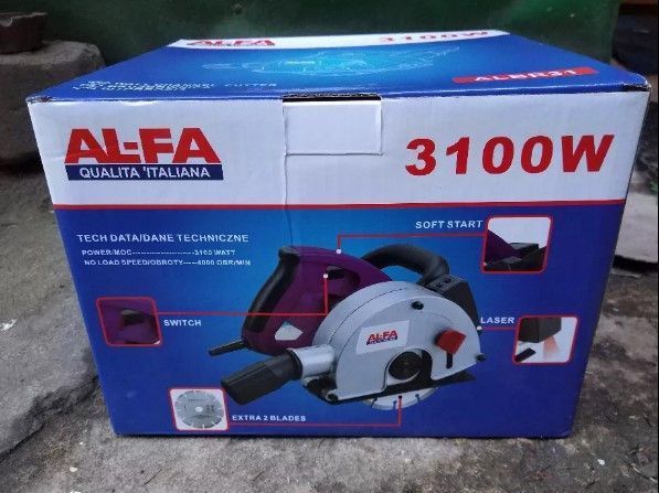 Штроборіз електричний (бороздник) AL-FA ALBR31 : 3100 Вт, диск 150мм , 3.5 см глибини (бетоноріз) ALBR31 фото
