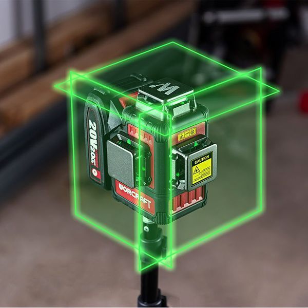 Акумуляторний лазерний рівень в кейсі 3D WORCRAFT XCUBE026 (13279) 13279 фото