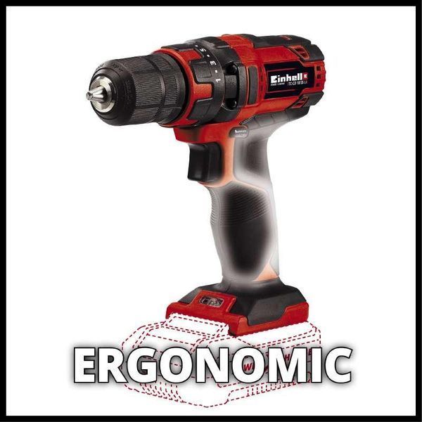 Акумуляторний шуруповерт Einhell TC-CD 18/35 Li - Solo : 18V (без акума і зарядки) 4513927 4513927 фото