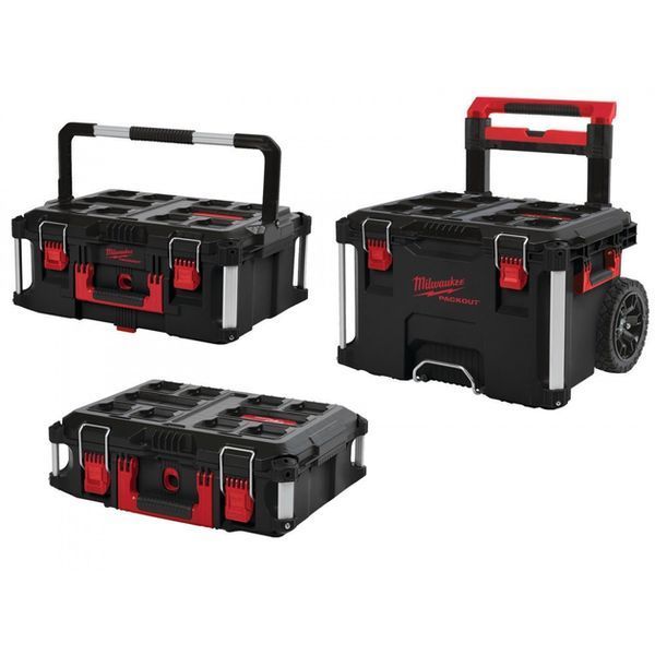 Професійний набір кейсів (3шт) MILWAUKEE PACKOUT (4932464244) 4932464244 фото