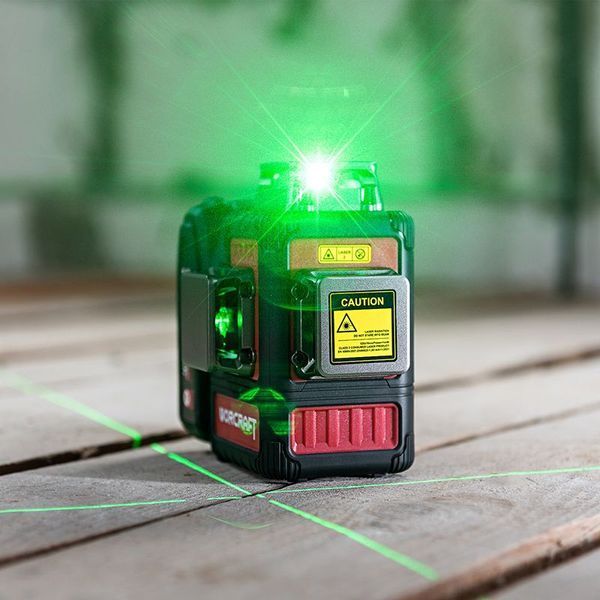 Акумуляторний лазерний рівень в кейсі 3D WORCRAFT XCUBE026 (13279) 13279 фото