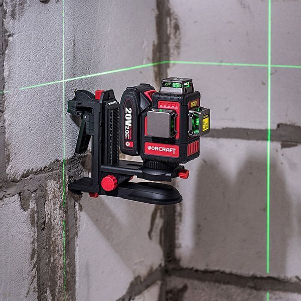 Акумуляторний лазерний рівень в кейсі 3D WORCRAFT XCUBE026 (13279) 13279 фото