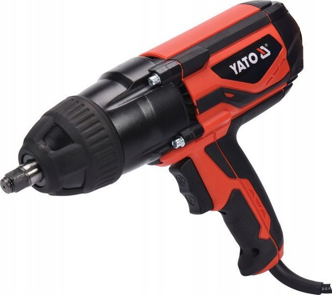 Гайковерт ударний YATO 1/2" 1020 Вт, 600 НМ 2600 об/хв + 4 головки і кейс YT-82021 фото